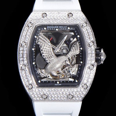 홍콩명품 [리차드밀레] 남성용 리차드밀레 RM57-02 이글 독수리 에디션 UP!! 수공 맞물림 형식의 쥬얼세팅 스켈레톤 다이얼 오토매틱 무브먼트 RIC0453  