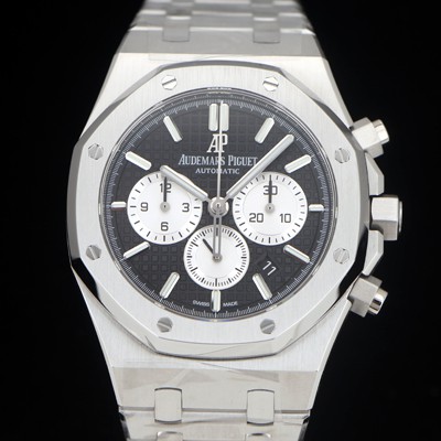 홍콩명품 [오데마피게] 남성용 로얄오크 26331ST.OO.1220ST.02 블랙 와플 다이얼 신형 ETA 7750B-2 오토매틱 무브먼트 AUD88422  