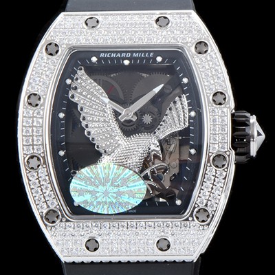 홍콩명품 [리차드밀레] 남성용 리차드밀레 RM57-01 이글 독수리 에디션 UP!! 수공 맞물림 형식의 쥬얼세팅 스켈레톤 다이얼 오토매틱 무브먼트 RIC0450  