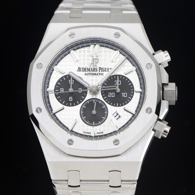 홍콩명품 [오데마피게] 남성용 로얄오크 26331ST.OO.1220ST.03 화이트 와플 다이얼 신형 ETA 7750B-2 오토매틱 무브먼트 AUD88424  