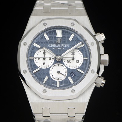 홍콩명품 [오데마피게] 남성용 로얄오크 26331ST.OO.1220ST.01 블루 와플 다이얼 신형 ETA 7750B-2 오토매틱 무브먼트 AUD88423  