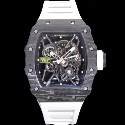 홍콩명품 [리차드밀러] 남성용 RM035-01 라파 수동/기계식 무브먼트 50mm 카본 우레탄줄 스캘래톤 다이얼 ric0229  