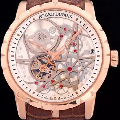 홍콩명품 [로저드뷔] 남성용 엑스 칼리버 스켈레톤 다이얼 아시안 오토매틱 ROG4245  