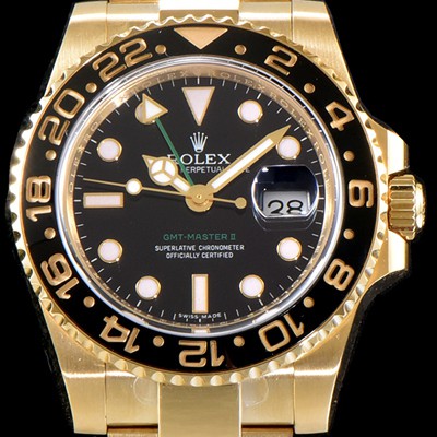 홍콩명품 [로렉스] 남성용 지엠티 마스터II 116718-LN-78208 BEST 모델 신형버젼 고급스러운 18K 옐로우골드 케이스 세라믹 베젤 블랙 다이얼 오이스터 브레이슬릿 오토매틱 무브먼트 ROL0502  