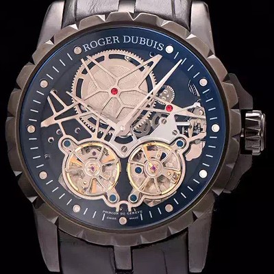 홍콩명품 [로저드뷔] 남성용 스켈레톤 다이얼 아시안 오토매틱 ROG4200  