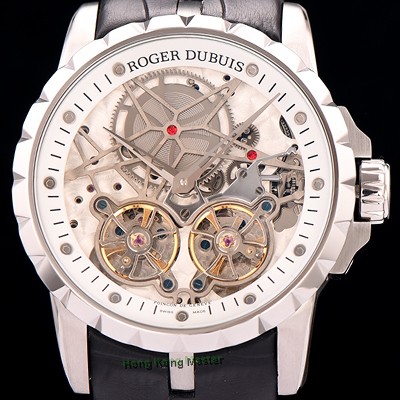 홍콩명품 [로저드뷔] 남성용 스켈레톤 다이얼 아시안 오토매틱 ROG4201  