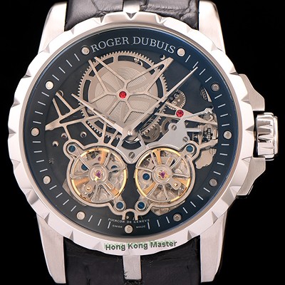홍콩명품 [로저드뷔] 남성용 스켈레톤 다이얼 아시안 오토매틱 ROG4205  
