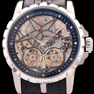 홍콩명품 [로저드뷔] 남성용 스켈레톤 다이얼 아시안 오토매틱 ROG4200  
