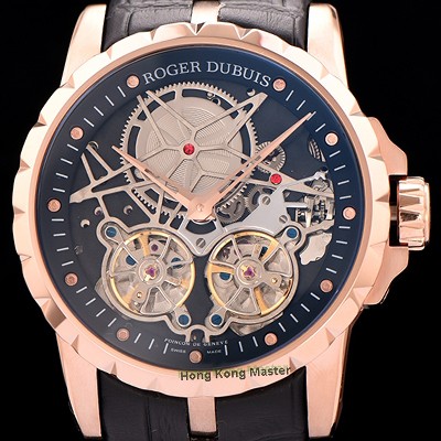 홍콩명품 [로저드뷔] 남성용 스켈레톤 다이얼 아시안 오토매틱 ROG4203  