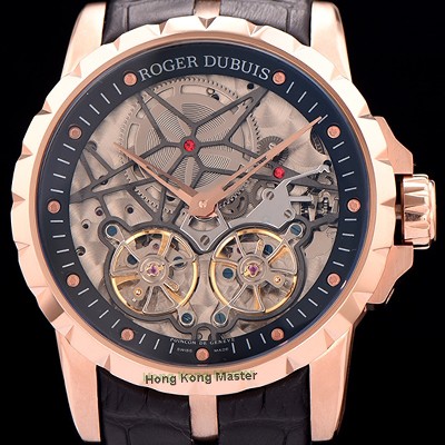 홍콩명품 [로저드뷔] 남성용 스켈레톤 다이얼 아시안 오토매틱 ROG4201  