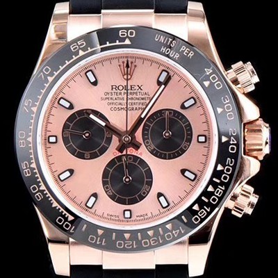 홍콩명품 [로렉스] 남성용 데이토나 m116515ln-0013 코스모그라프 최신버전 업그레이드형!! 크로노그래프 로즈골드 다이얼 야광 인덱스 오토매틱 무브먼트 ROL0333  