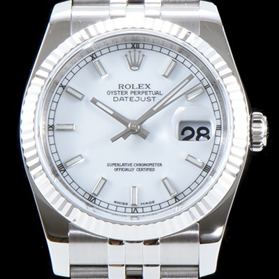 홍콩명품 [로렉스] 남성용 데이져스트 116200-63600 업그레이드 VIP 타입!! 심플한 디자인 인기베스트 화이트 다이얼 스틱 야광 인덱스 스틸 브레이슬릿 ROL0301  