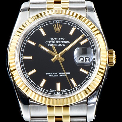 홍콩명품 [로렉스] 남성용 1:1퀄리티!! 데이져스트 116233 오이스터 36mm 18K 옐로우골드 블랙 다이얼 쥬빌리 브레이슬릿 칼리버 3135타입 오토매틱 무브먼트 ROL0300  