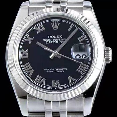 홍콩명품 [로렉스] 남성용 데이져스트 116234-0086 심플한 디자인 인기베스트 블랙 다이얼 로마 인덱스 스틸 브레이슬릿 ROL0305  