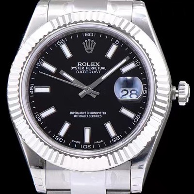 홍콩명품 [로렉스] 남성용 데이져스트 스위스 3136 오토매틱 무브먼트 블랙 다이얼 ROL0101  