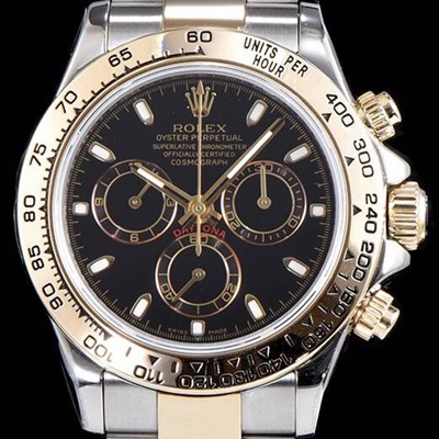 홍콩명품 [로렉스] 남성용 최상급 퀄리티 데이토나 116503 18K 옐로골드 포금 제품!! 크로노그래프 18K 옐로골드 투톤 콤비 블랙 다이얼 오토매틱 무브먼트 ROL0304  