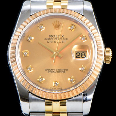 홍콩명품 [로렉스] 남성용 데이터 제스트 116233 골드 다이얼 2836-2 오토매틱 무브먼트 ROL0125  