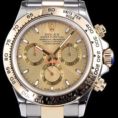 홍콩명품 [로렉스] 남성용 최상급 퀄리티 데이토나 116503 18K 옐로골드 포금 제품!! 크로노그래프 18K 옐로골드 투톤 콤비 샴페인 컬러 다이얼 오토매틱 무브먼트 ROL0311  