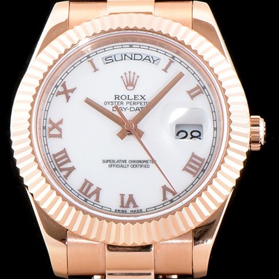 홍콩명품 [로렉스] 남성용 오이스터퍼페츄얼 데이데이트 로즈골드 화이트다이얼 오토매틱 무브먼트 ROL0004  