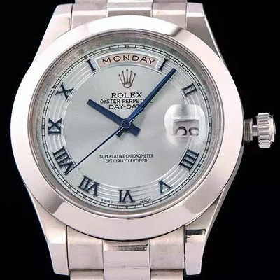 홍콩명품 [로렉스] 남성용 데이데이트 2 로마 인덱스 블루 다이얼 ROL0201  