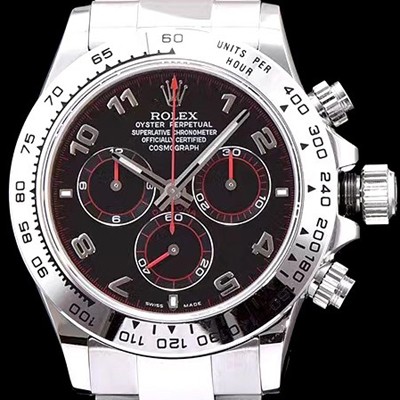 홍콩명품 [로렉스] 남성용 데이토나 블랙 다이얼 오토매틱 무브먼트 ROL0131  