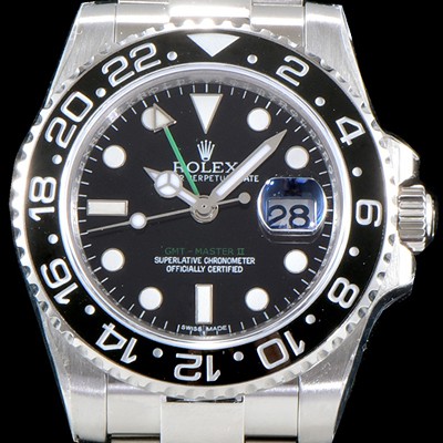 홍콩명품 [로렉스] 남성용 NEW 지엠티 마스터II 116710LN KS오이스터 링크 3열UP!! 듀얼 타임 24시간 회전식 블랙 세라믹 베젤 블랙 다이얼 브레이슬릿 오토매틱 무브먼트 ROL0014  