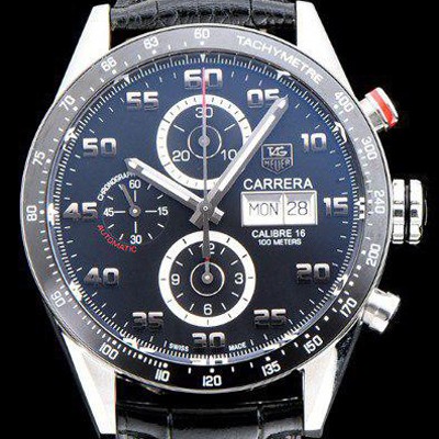 홍콩명품 [태그호이어] 남성용 TOP Grade Quality 까레라 크로노그래프 오토매틱 타키메터 블랙다이얼 TAG0103  