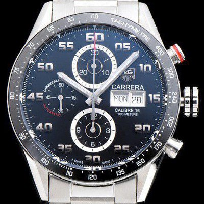 홍콩명품 [태그호이어] 남성용 손흥민 까레라 CV2A1R.BA0799 데이-데이트 크로노그래프 블랙다이얼 오토매틱 무브먼트 TAG0101  