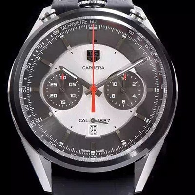 홍콩명품 [태그호이어] 남성용 까레라 43mm 블랙 다이얼 TAG0212  