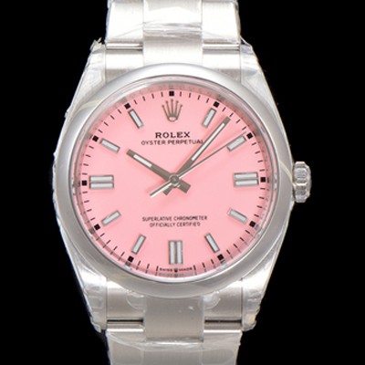 홍콩명품 [로렉스] 남성용 904스틸 오이스터 퍼페추얼 m126000 오토매틱 칼리버 3230타입 36미리 메탈시계 핑크 다이얼 rol5366  