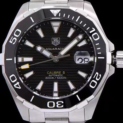 홍콩명품 [태그호이어] 남성용 퍼팩트 1:1버전 아쿠아레이서 블랙다이얼 오토매틱 무브먼트 TAG0205  