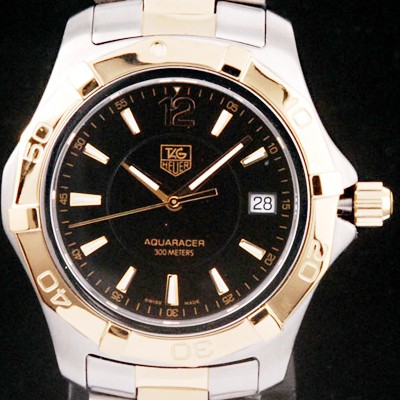 홍콩명품 [태그호이어] 남성용 아쿠아레이서 유니섹스 블랙 쿼츠 TAG4202  