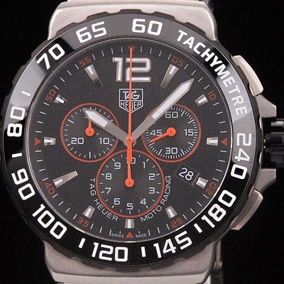홍콩명품 [태그호이어] 남성용 포뮬러 모토레이싱 크로노 블랙 다이얼 F1 TAG4212  