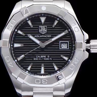홍콩명품 [태그호이어] 남성용 아쿠아레이서 WAY2111.BA0928 워치 블랙 다이얼 오토매틱 무브먼트 TAG0140  