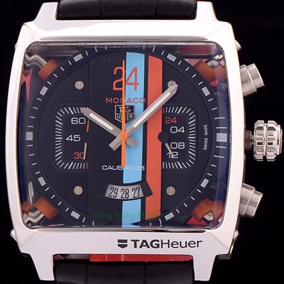 홍콩명품 [태그호이어] 남성용 뉴 모나코 컨셉트 24 크로노그래프 쿼츠 블랙다이얼 TAG0420  