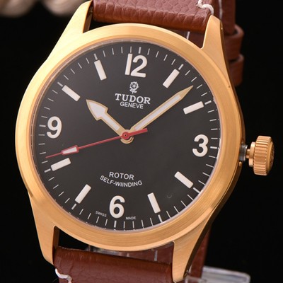 홍콩명품 [튜더] 남성용 헤리티지 79910-BKBB 레인저 빈티지 워치 18k 옐로골드 블랙 다이얼 스위스 ETA 2824-A2 오토매틱 무브먼트 TUD4223  