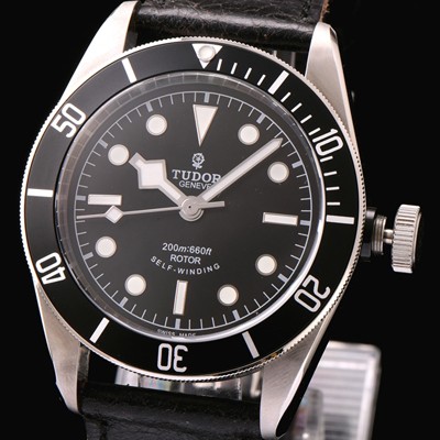 홍콩명품 [튜더] 남성용 헤리티지 블랙베이 브레이슬릿 블랙다이얼 TUD4200  