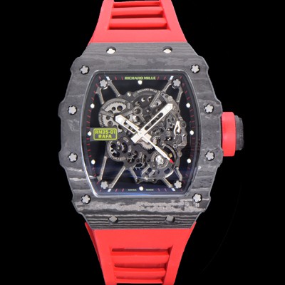 홍콩명품 [리차드밀러] 남성용 RM035-01 라파 수동/기계식 무브먼트 50mm 카본 우레탄줄 스캘래톤 다이얼 ric0234  