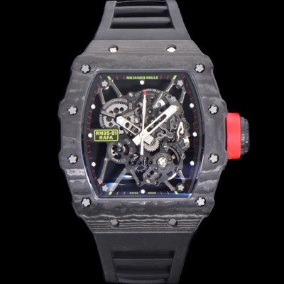 홍콩명품 [리차드밀러] 남성용 RM035-01 라파 수동/기계식 무브먼트 50mm 카본 우레탄줄 스캘래톤 다이얼 ric0235  