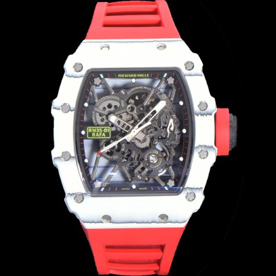 홍콩명품 [리차드밀러] 남성용 RM035-01 라파 수동/기계식 무브먼트 50mm 카본 우레탄줄 스캘래톤 다이얼 ric0233  