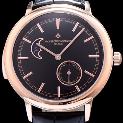 홍콩명품 [바쉐론콘스탄틴] 남성용 패트리모니 데이트 로즈골드 블랙 다이얼 VAC04441  