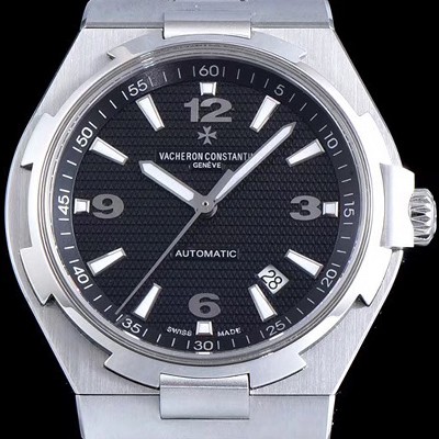 홍콩명품 [바쉐론콘스탄틴] 남성용 오버시즈 데이트 47040/000M-9500 최신 업그레이드 버전! 블랙 텍스쳐 다이얼 오토매틱 무브먼트 VAC0200  