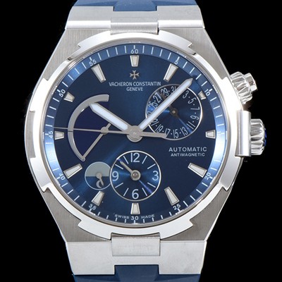 홍콩명품 [바쉐론콘스탄틴] 남성용 오버시즈 P47450/000A-9039 듀얼 타임 파워리저브 블루 다이얼 오토매틱 무브먼트 VAC0201  