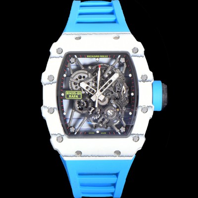 홍콩명품 [리차드밀러] 남성용 RM035-01 라파 수동/기계식 무브먼트 50mm 카본 우레탄줄 스캘래톤 다이얼 ric0232  