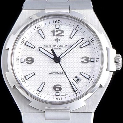 홍콩명품 [바쉐론콘스탄틴] 남성용 오버시즈 데이트 47040/000M-9500 최신 업그레이드 버전! 화이트 텍스쳐 다이얼 오토매틱 무브먼트 VAC0203  