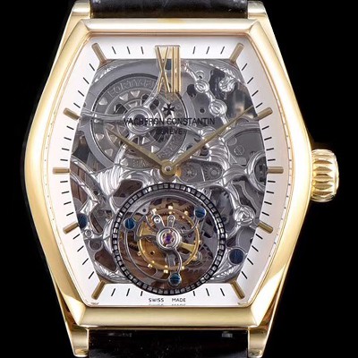 홍콩명품 [바쉐론콘스탄틴] 남성용 말테 컴플리케이션 투어빌론 신형 모델 업데이트 18k 옐로골드 스켈레톤 다이얼 아시안 투어빌론 탑재 신형 무브먼트 VAC0202  
