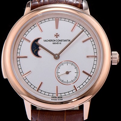 홍콩명품 [바쉐론콘스탄틴] 남성용 패트리모니 데이트 로즈골드 화이트 다이얼 VAC04440  