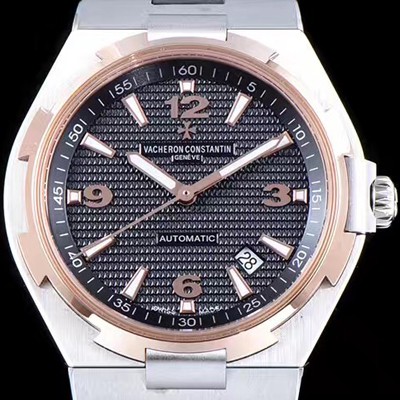 홍콩명품 [바쉐론콘스탄틴] 남성용 오버시즈 데이트 47040/000w-9500 최신 업그레이드 버전! 블랙 텍스쳐 다이얼 오토매틱 무브먼트 VAC0205  