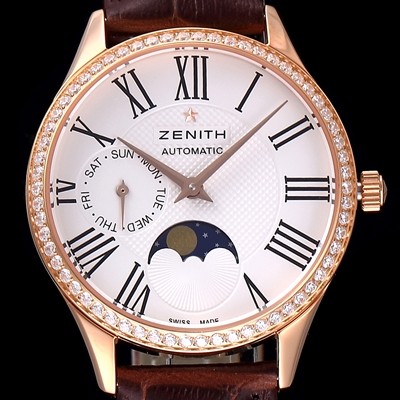 홍콩명품 [제니스] 남성용 22.2310.69281.C709스위스 쿼츠 로즈골드 화이트 다이얼 ZEN040  