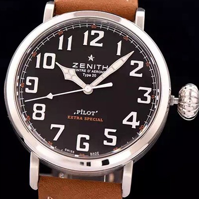 홍콩명품 [제니스] 남성용 파일럿 타입20 03.2430.300021.C738 오토메틱 45mm 워치 블랙다이얼 ZEN4220  